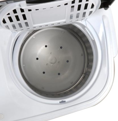 Lavadora portátil de ropa con secadora giratoria, lavadora y secadora compacta, pequeña y ligera lavadora para el hogar, apartamentos, habitaciones de recámara