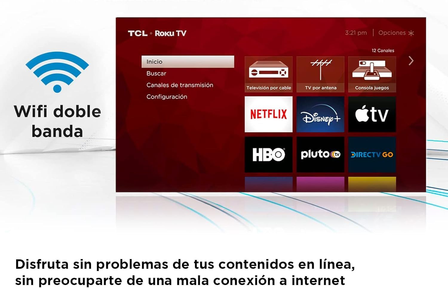 TCL Smart TV Pantalla 32" 32S310R FHD 2K