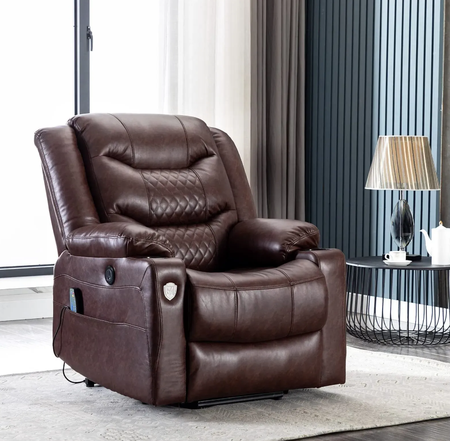 SILLÓN RECLINABLE ELÉCTRICO CON FUNCIÓN DE MASAJE Y CALOR
