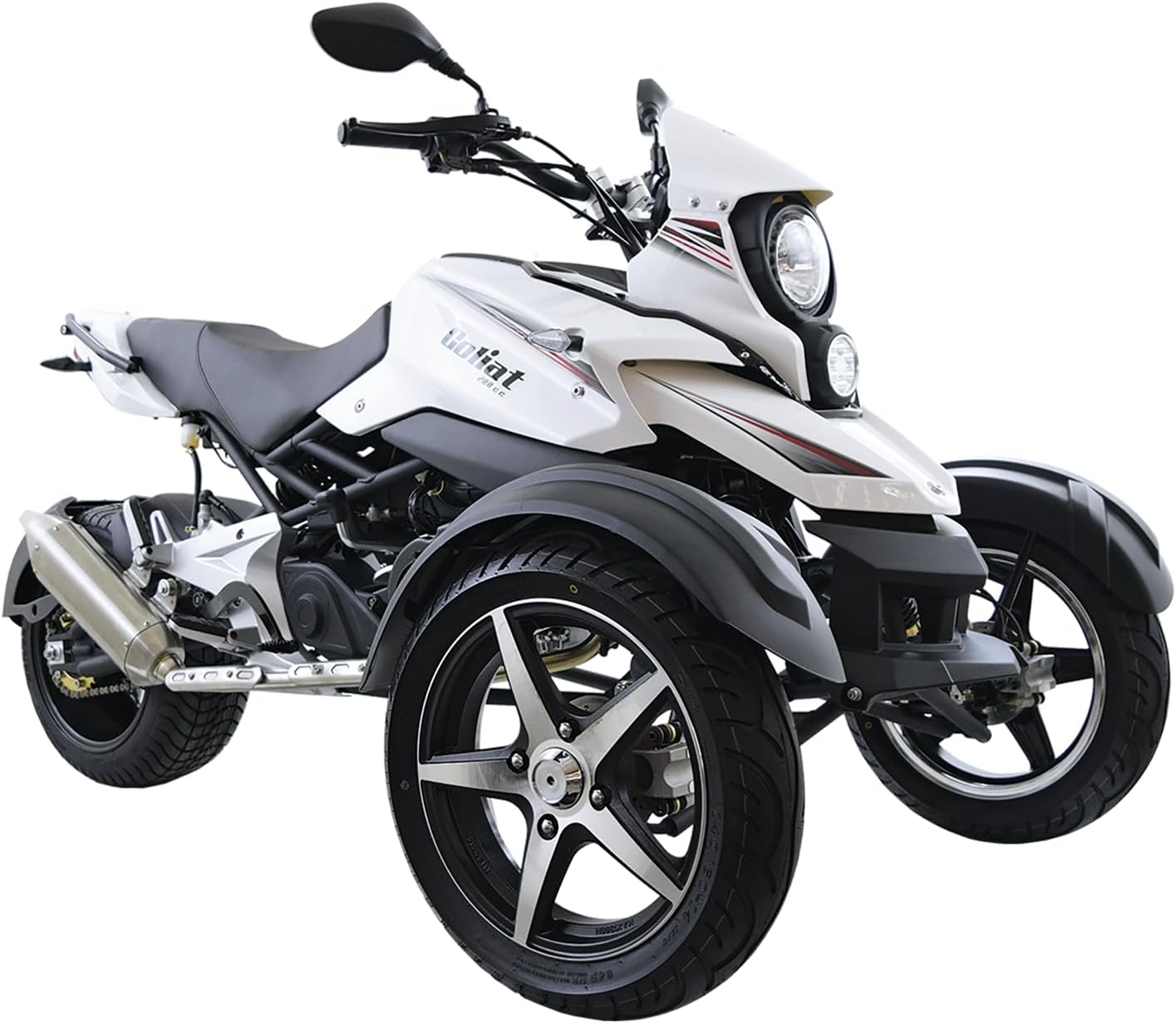 DINAMO Motocicleta Deportiva Goliat 2024 Blanca