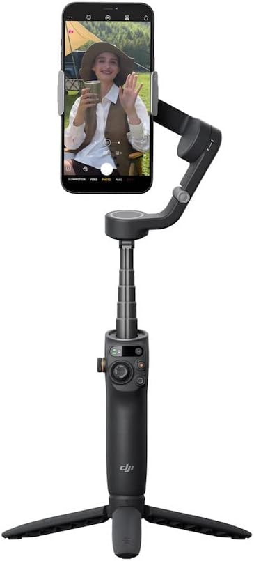 Dji Ronin-SC - Estabilizador de cámara, cardán de Mano de 3 Ejes para cámaras DSLR y sin Espejo, Carga útil de hasta 4.5 Libras, diseño Ligero, filmación cinemática, Color Negro