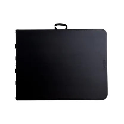 Paquete de 4 Mesas Plegables Blancas 180 cm para Eventos y Fiestas Cómodas y Prácticas