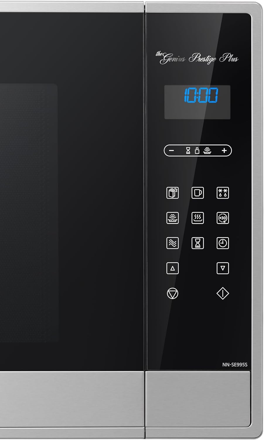 Horno de Microondas Panasonic NN-SE995SRPH Cyclonic Inverter, Capacidad 2.2 pies cúbicos, Sensor Genius, Acero Inoxidable