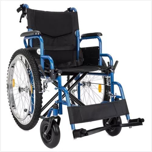 Silla De Ruedas Todo Terreno Extra Resistente Frenos De Lujo