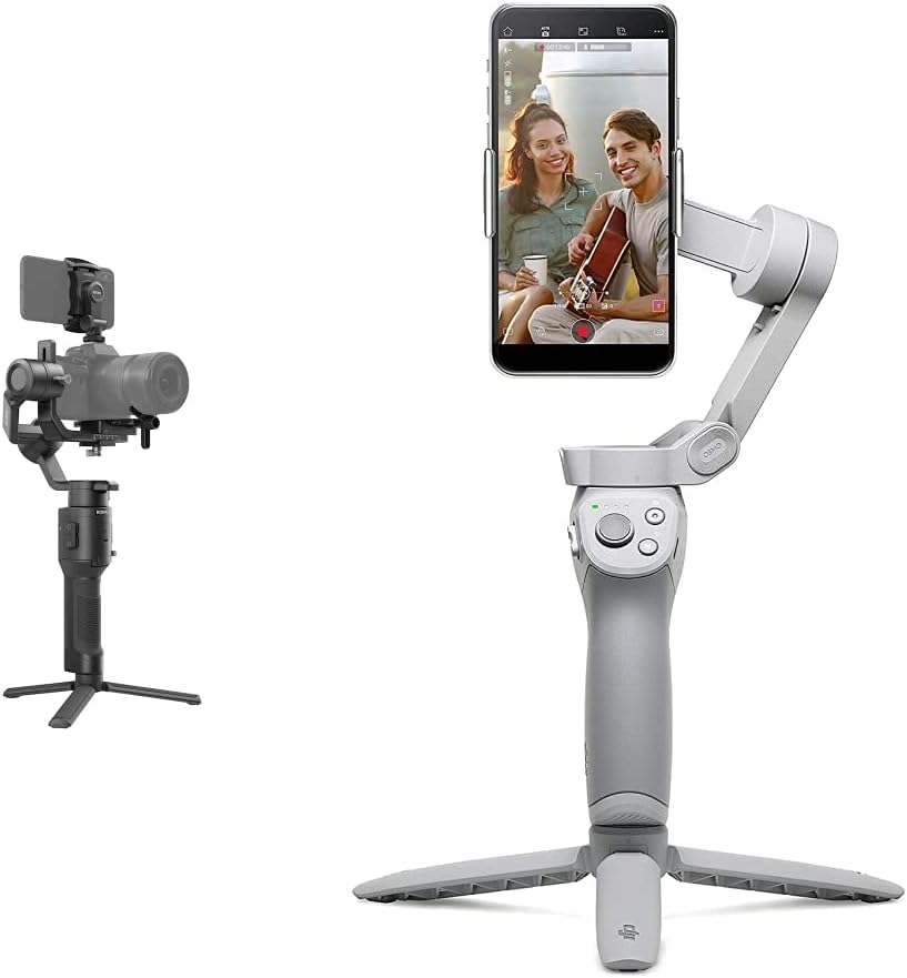 Dji Ronin-SC - Estabilizador de cámara, cardán de Mano de 3 Ejes para cámaras DSLR y sin Espejo, Carga útil de hasta 4.5 Libras, diseño Ligero, filmación cinemática, Color Negro