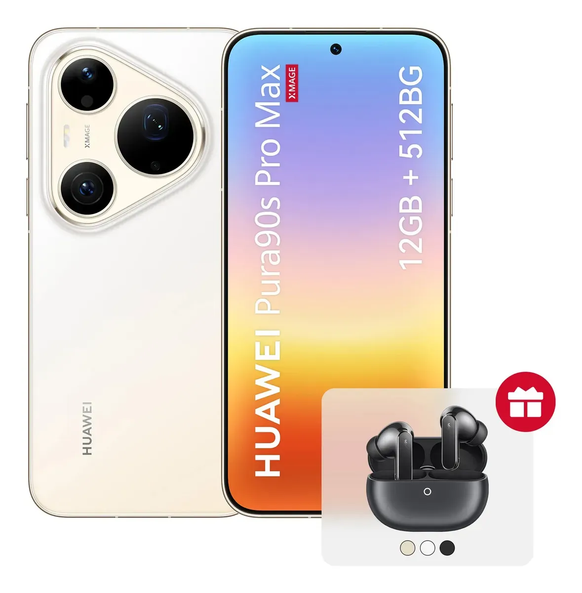 HUAWEI Pura 90s Pro 12GB 512GB Naranja con FreeBuds Pro 5 Gratis
