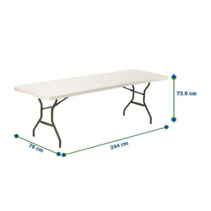 Mesa Plegable Lifetime Portafolio de 2.44 m