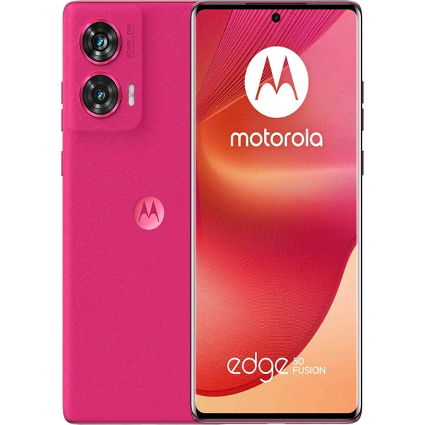 Combo Smartphone Motorola Edge 50 Fusion 256 GB Rosa Telcel + Moto Buds
