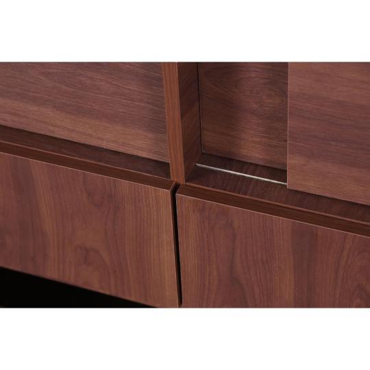 Clóset Maule 4 Puerta(s) 2 Repisa(s) 180x180x51 cm Cerezo