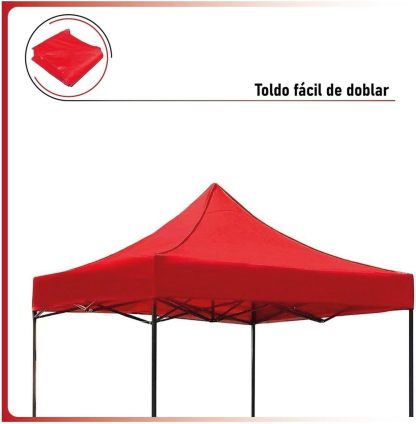 RACK & PACK Carpa 3x3 para Exteriores Lona Jardin Toldo Retractil Estructura de Acero Plegable 3 Ajustes de Altura Impermeabilidad 600D Premium Campismo Facil Armado Fiesta Reunión (Verde)