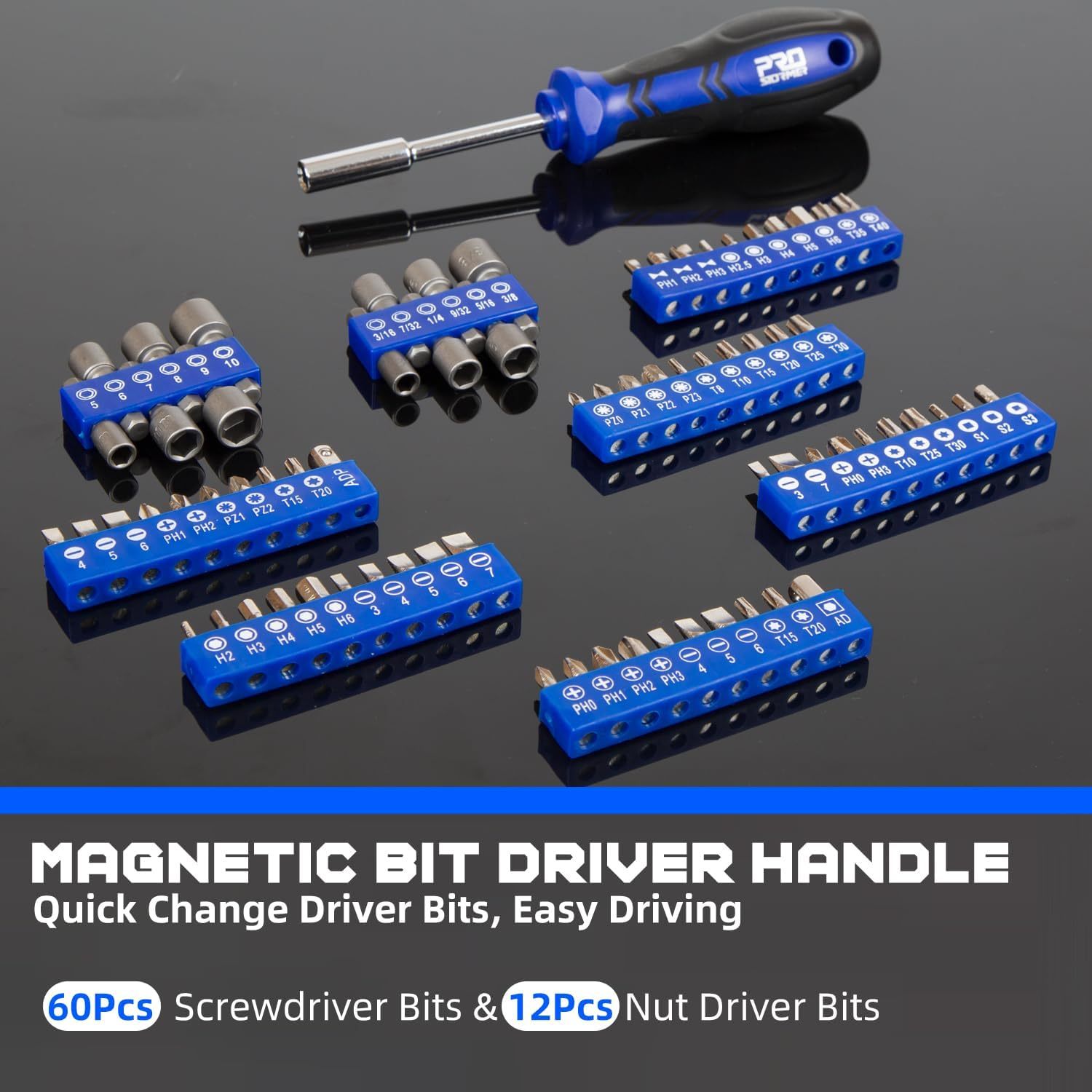Prostormer - Juego de herramientas mecánicas, 240 piezas, kit universal de herramientas de reparación de automóviles para el hogar con caja de herramientas de aluminio resistente