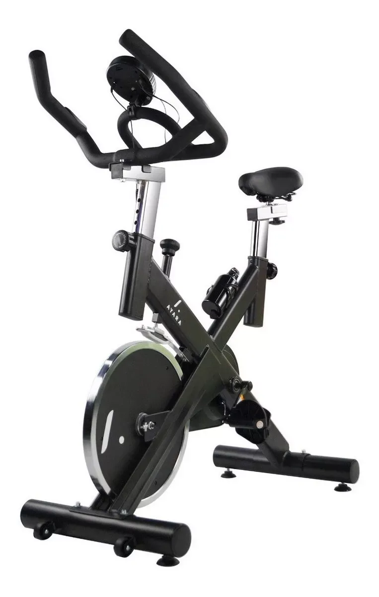 Ayara Bicicleta EstÃ¡tica Fija Spinning Fitness Cardio Bici01 Color Negro