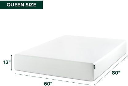 Zinus Colchón de Espuma Viscoelástica Green Tea, Medio, MATTRESS
