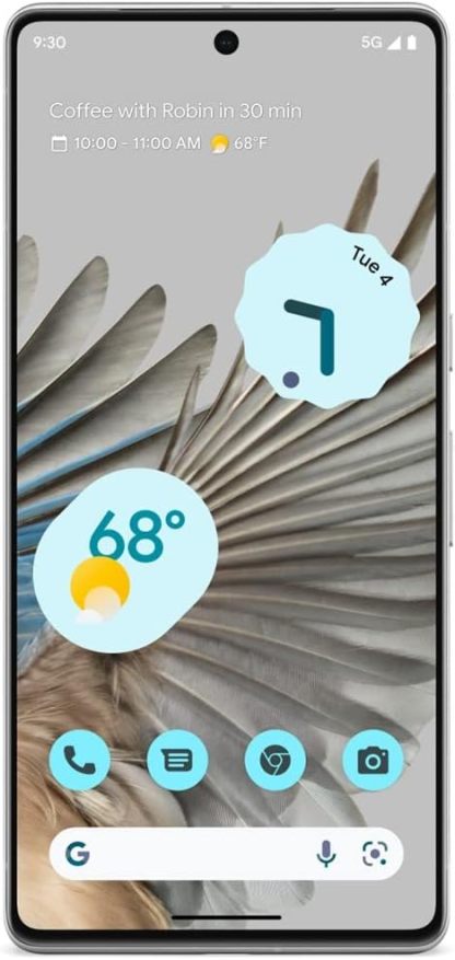 Teléfono Android Google Pixel 24-5G: teléfono desbloqueado con gran lente angular y pila de 7 horas, 128 GB, color obsidiana, (reacondicionado)