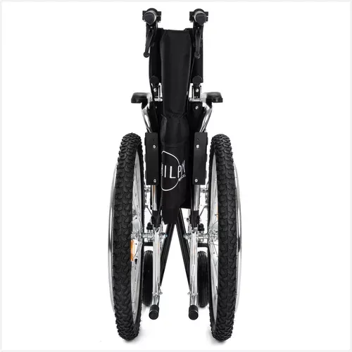 Silla De Ruedas Todo Terreno Extra Resistente Frenos De Lujo
