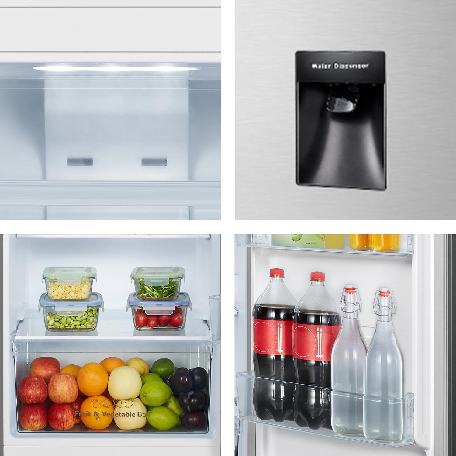 Refrigerador Top Mount Hisense 9 Pies Cúbicos Tecnología No Frost RT90N6WKX2
