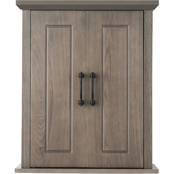 Clóset de Pared extraíble con Puertas Dobles, Color Blanco Pull Handle Wall Cabinet clóset de pared