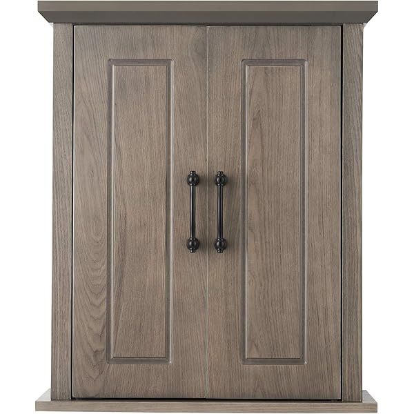 Clóset de Pared extraíble con Puertas Dobles, Color Blanco Pull Handle Wall Cabinet clóset de pared