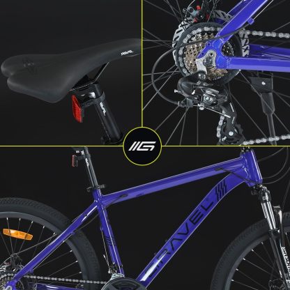 GRAVEL | Mountain Bike Everest MTB - Bicicleta Rodada 29 - Bicicleta de Montaña | Diseño Aerodinámico con 21 Velocidades Shimano y Frenos de Disco