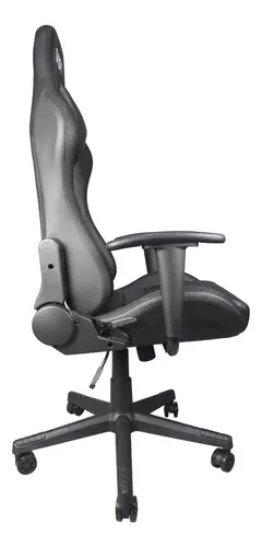 Silla De Escritorio Nasa Pro Gamer Ergonómica Con Luces Led Color Negro Material del tapizado Cuero sintético
