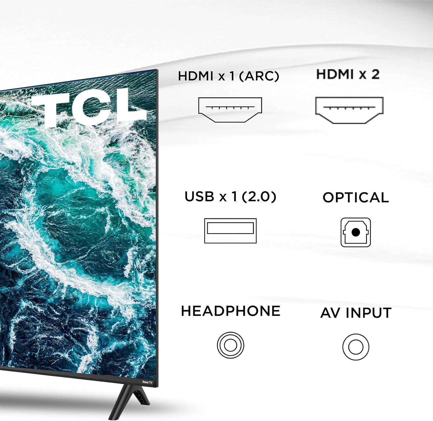 TCL Smart TV Pantalla 32" 32S310R FHD 2K