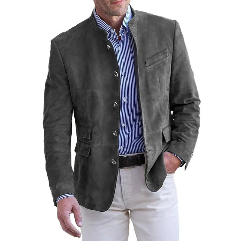 Men Can’t Get Enough of This Cozy Suede Blazer