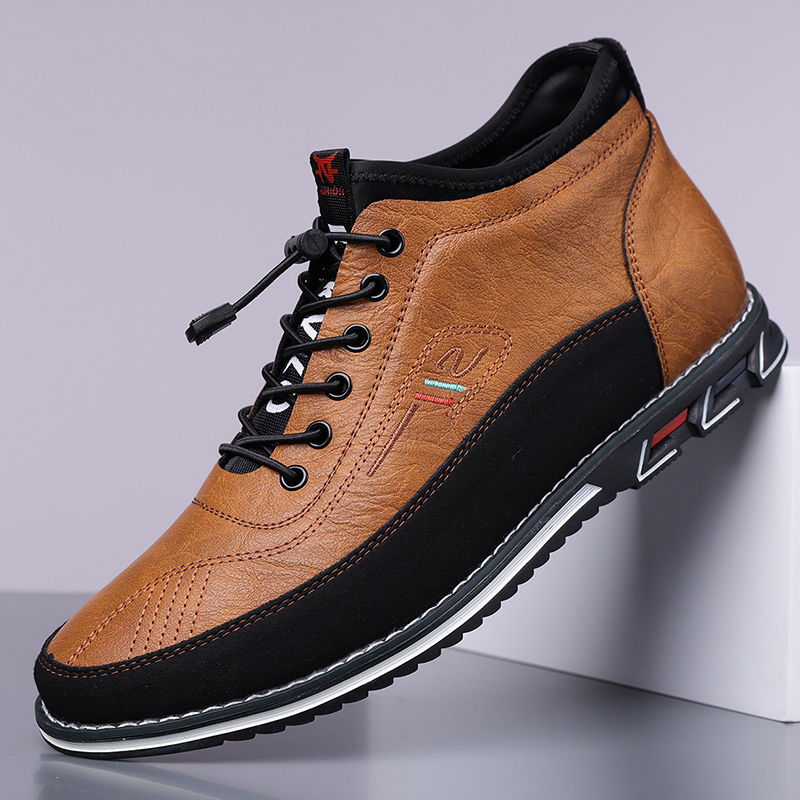 Men's Fashion Calfskin Leather Shoes