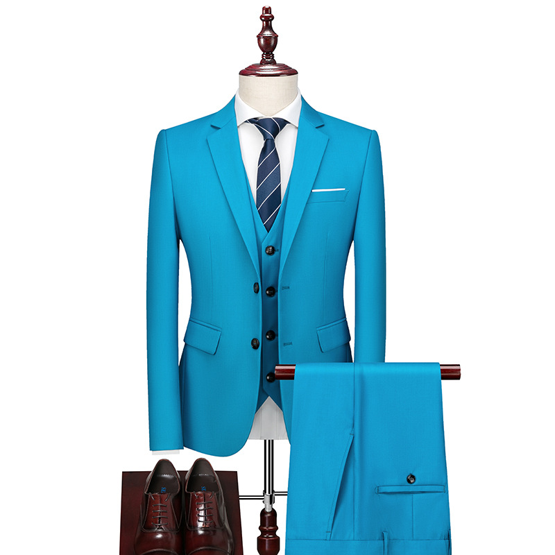 Handcrafted Luxurious Three-Piece Men's Suit