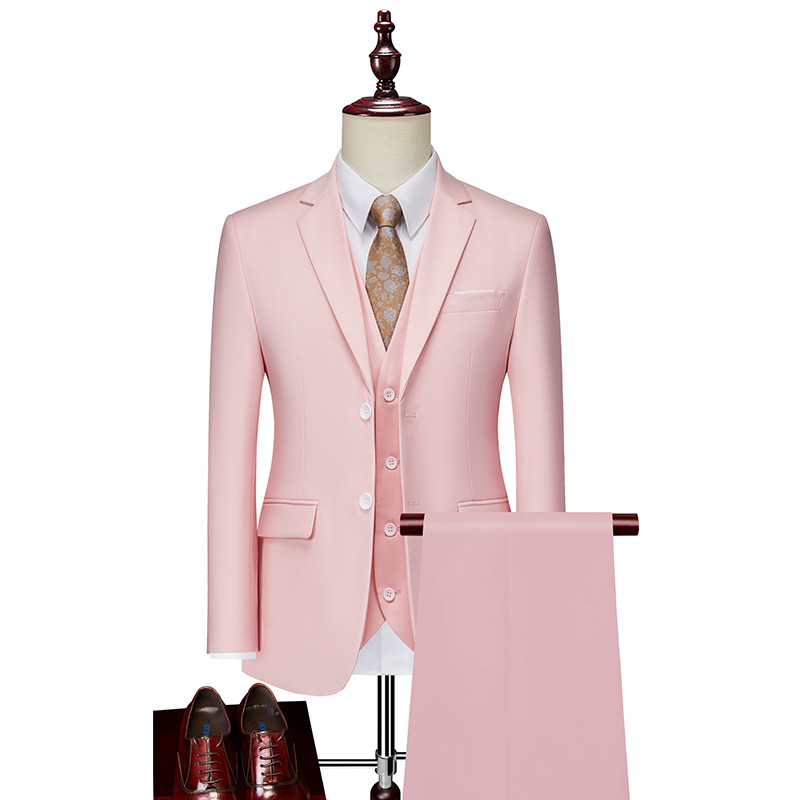 Handcrafted Luxurious Three-Piece Men's Suit