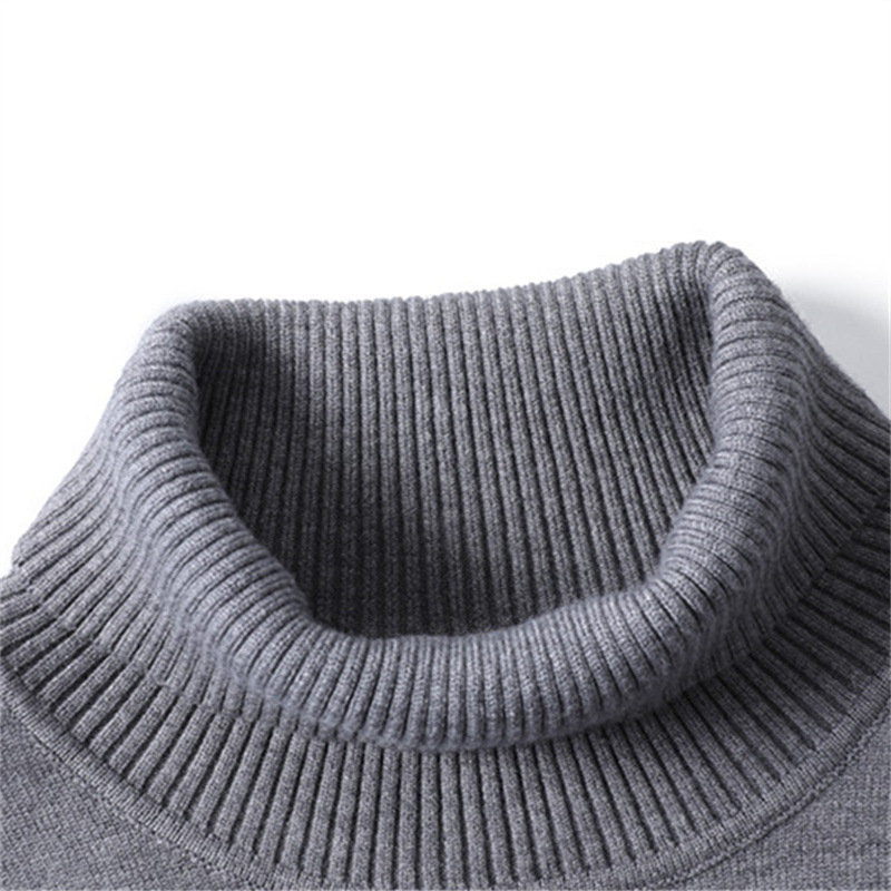 Men's Turtleneck Basic Cashmere Base Sweater