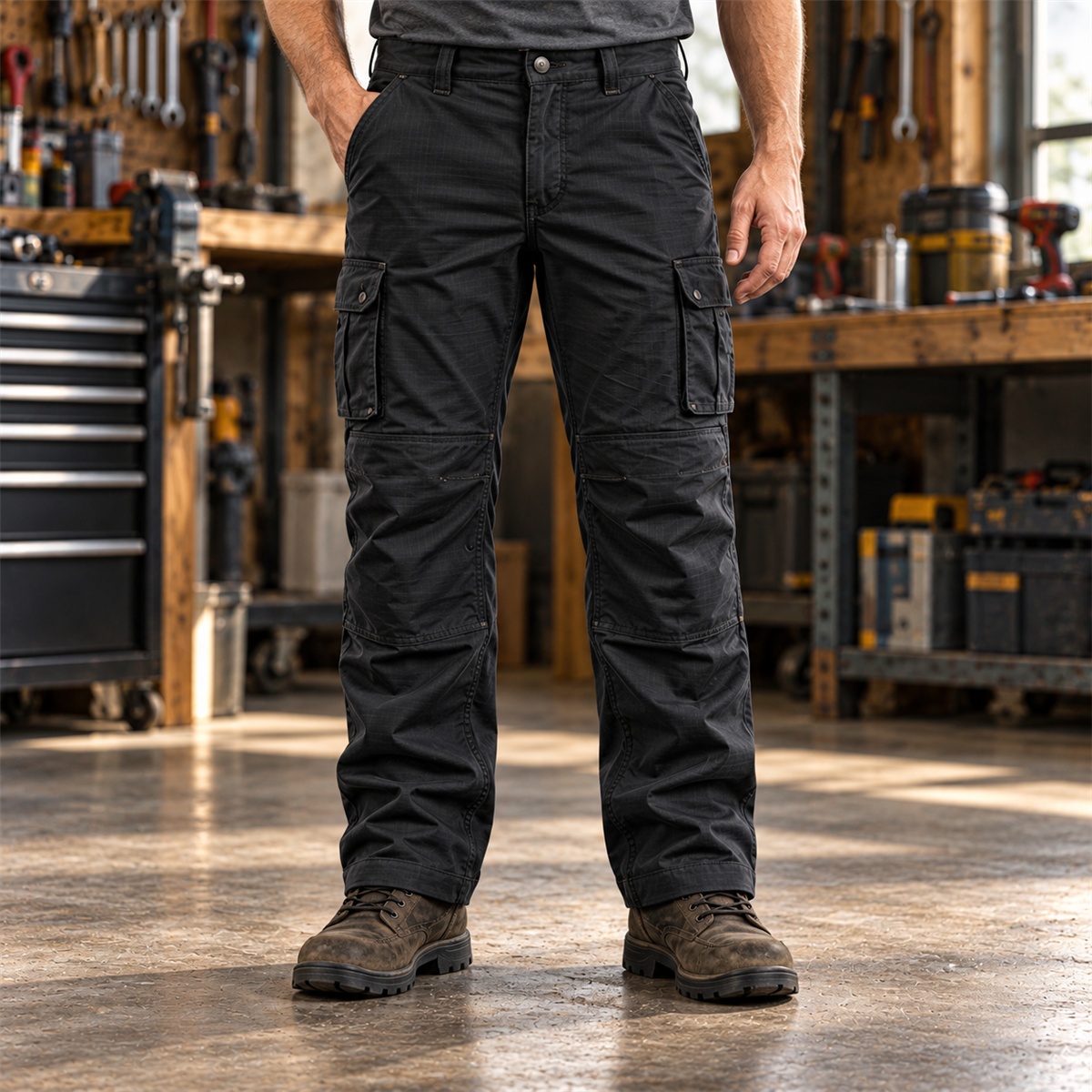 Men's Stretch Ripstop Multi-Pocket Work Pants Multipacks detail image 1