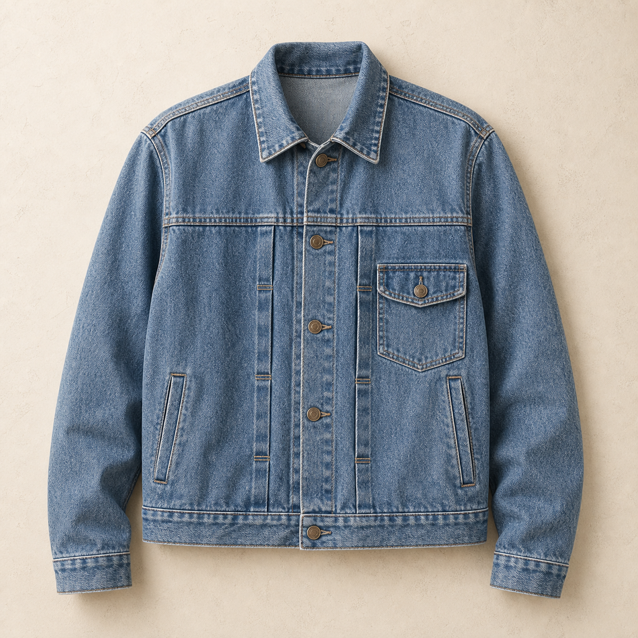 Vintage Denim Trucker Jackets for Men