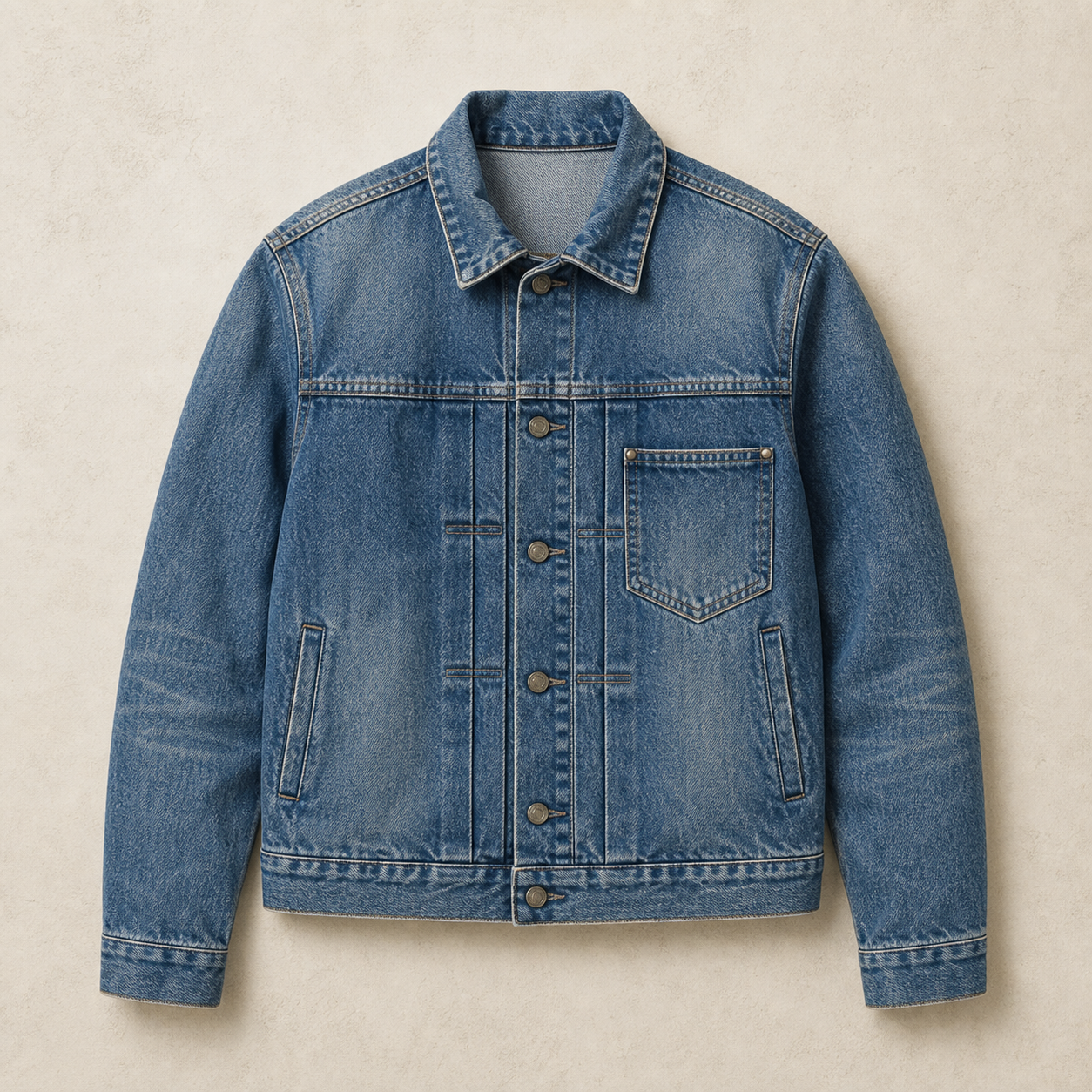 Vintage Denim Trucker Jackets for Men