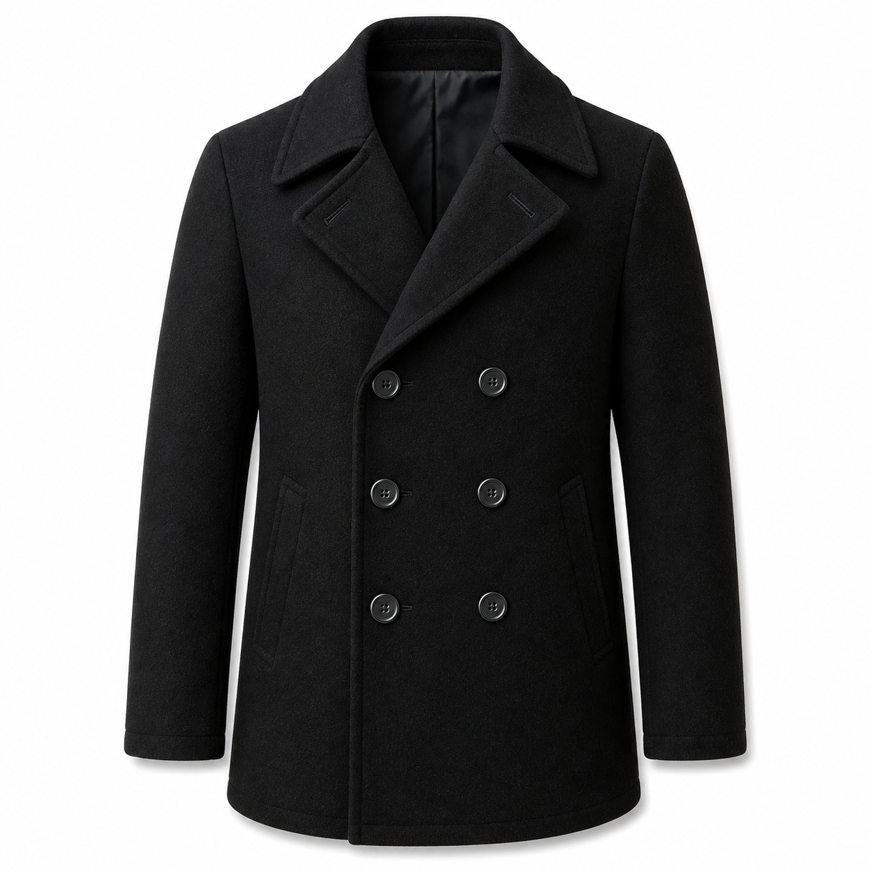 Men's Classic Wool-Blend Peacoats