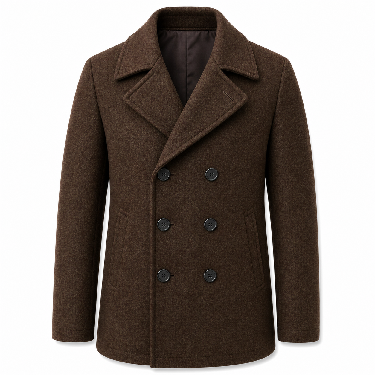 Men's Classic Wool-Blend Peacoats
