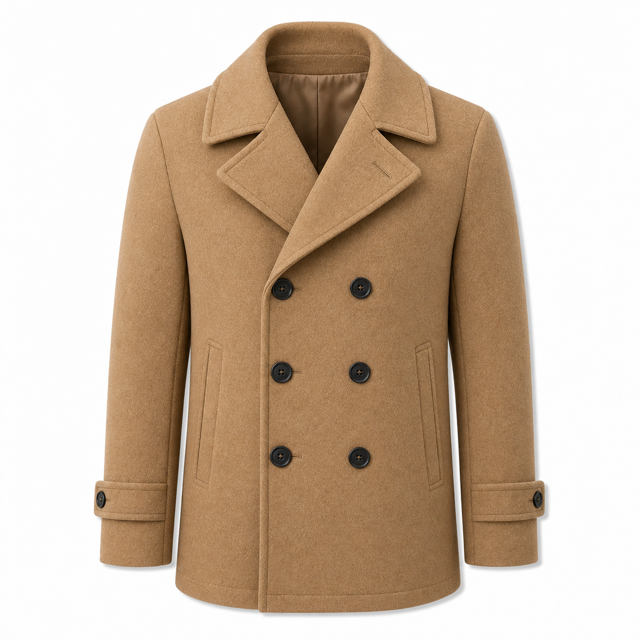 Men's Classic Wool-Blend Peacoats