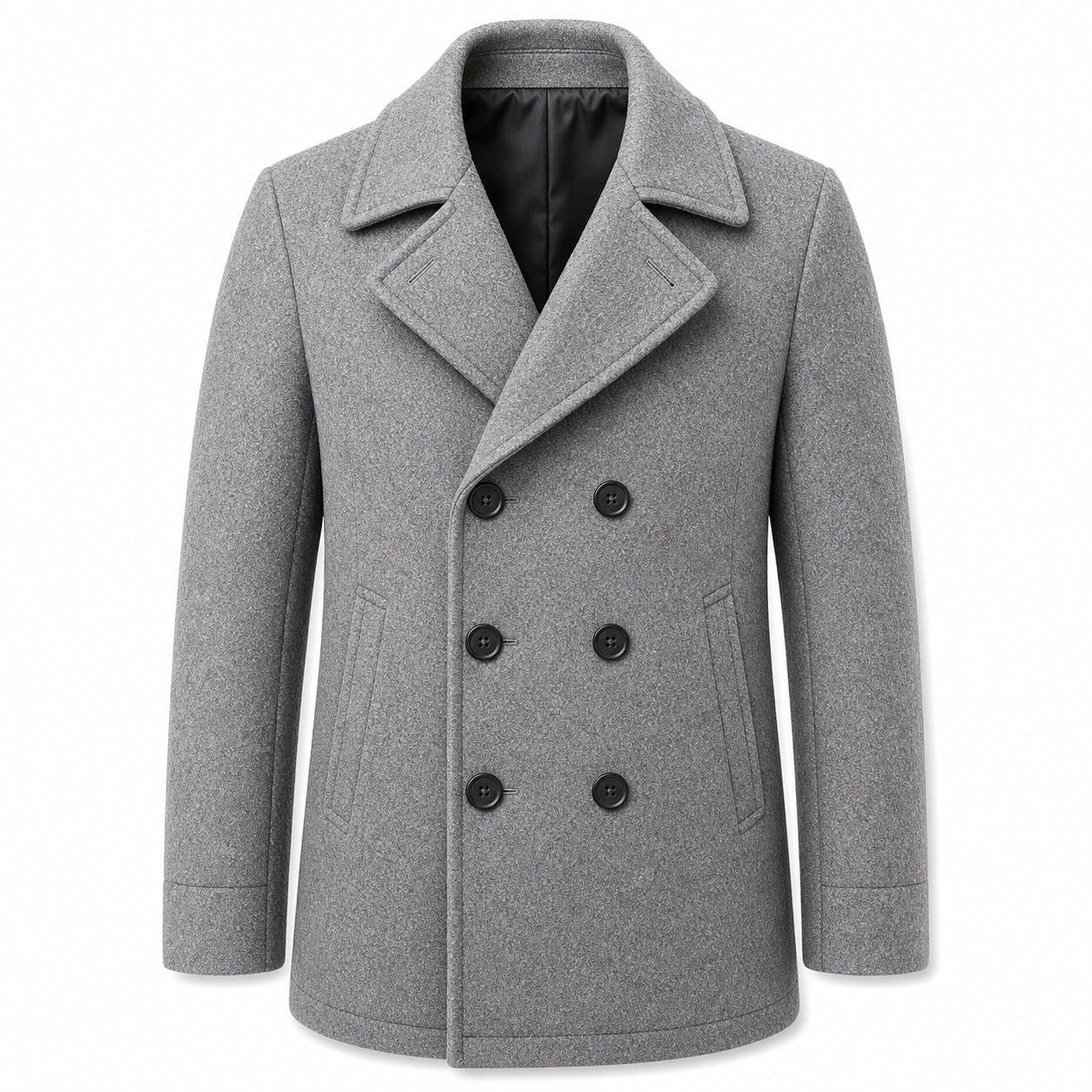 Men's Classic Wool-Blend Peacoats