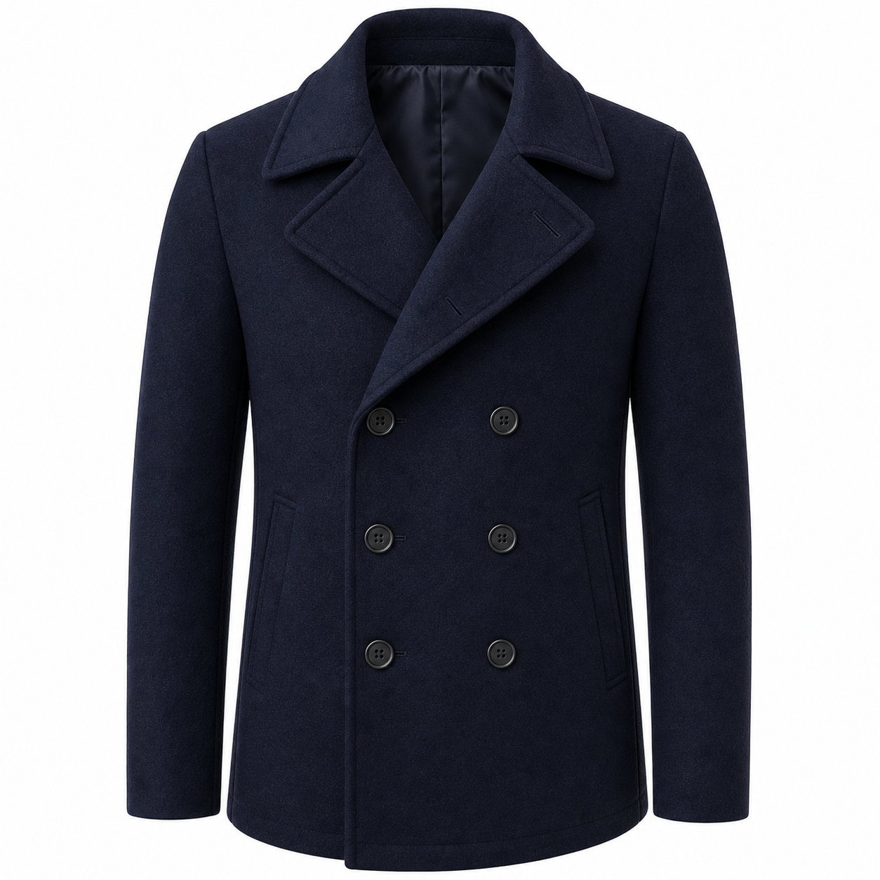 Men's Classic Wool-Blend Peacoats