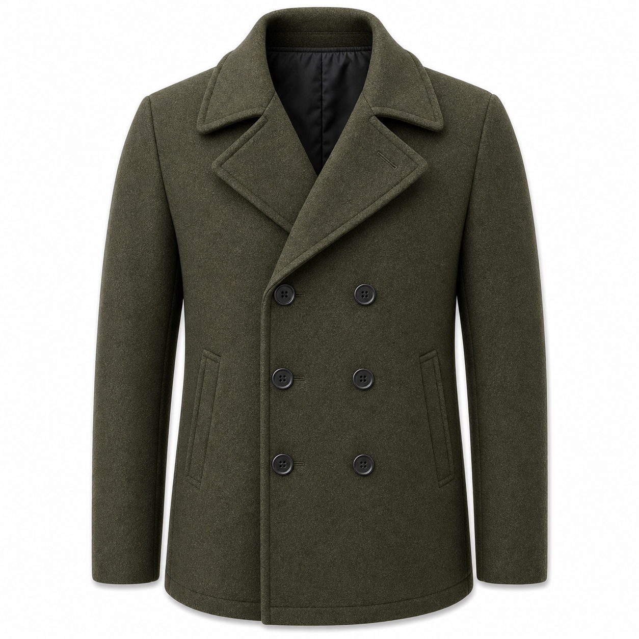 Men's Classic Wool-Blend Peacoats