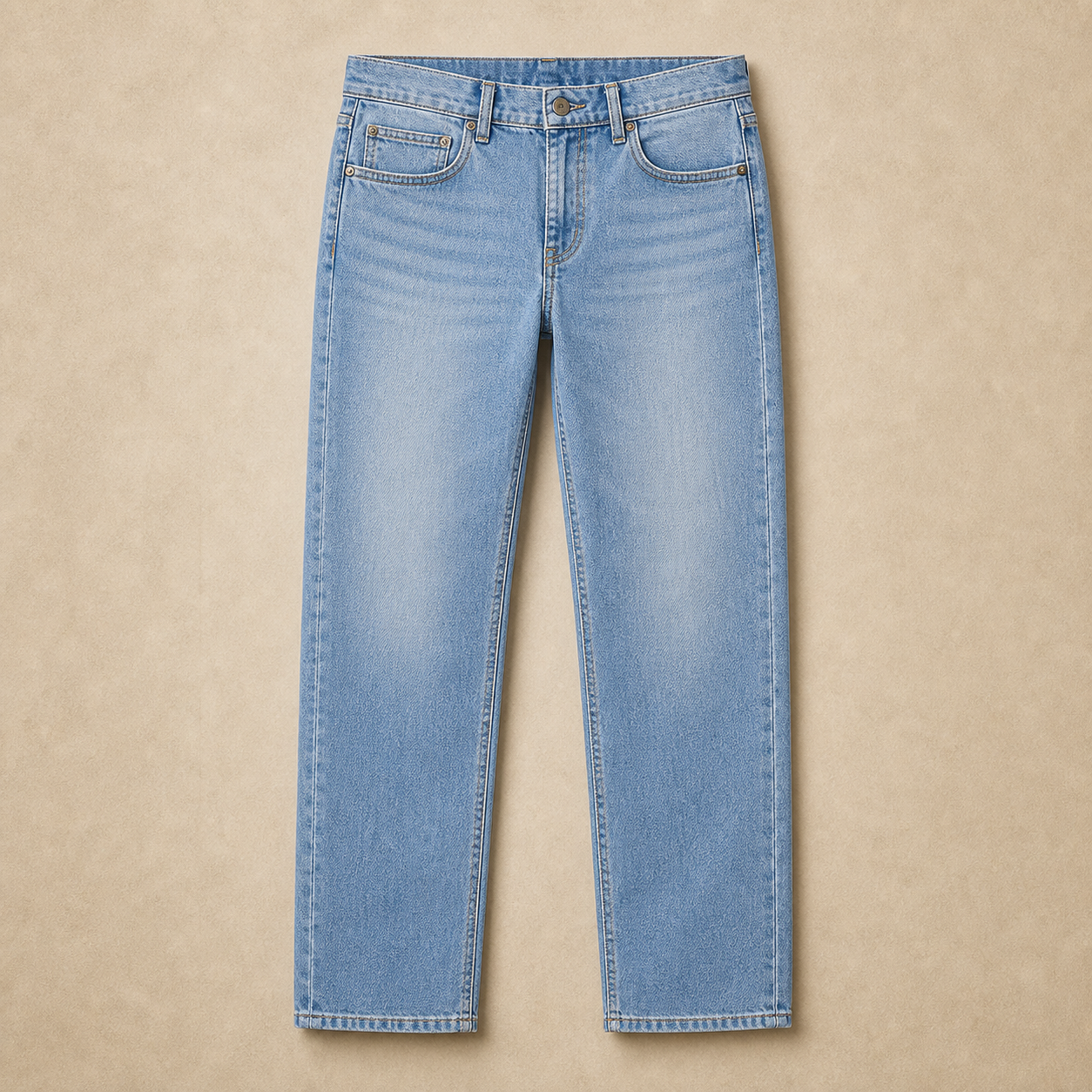 Men's Stretch Straight Tapered Jeans