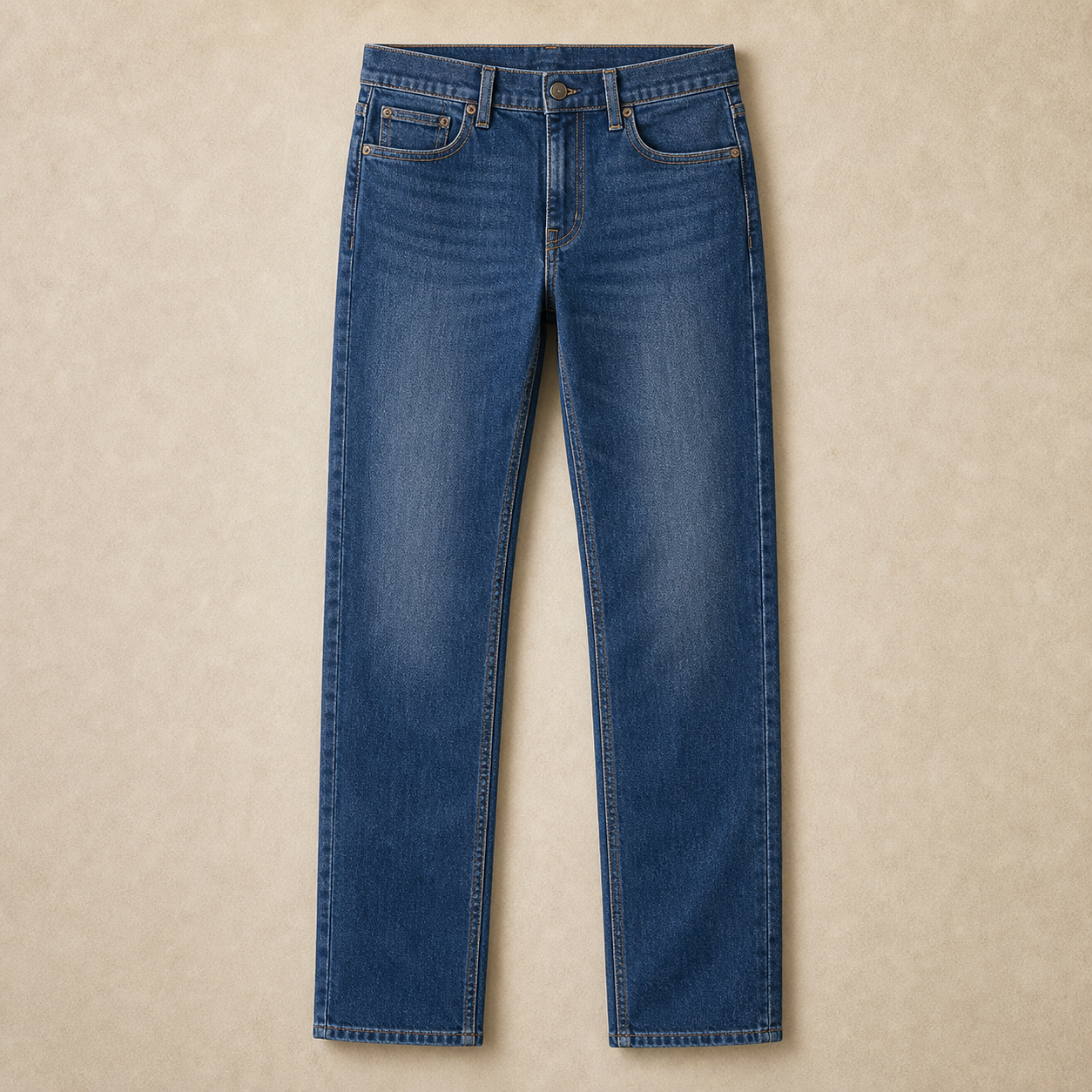 Men's Stretch Straight Tapered Jeans