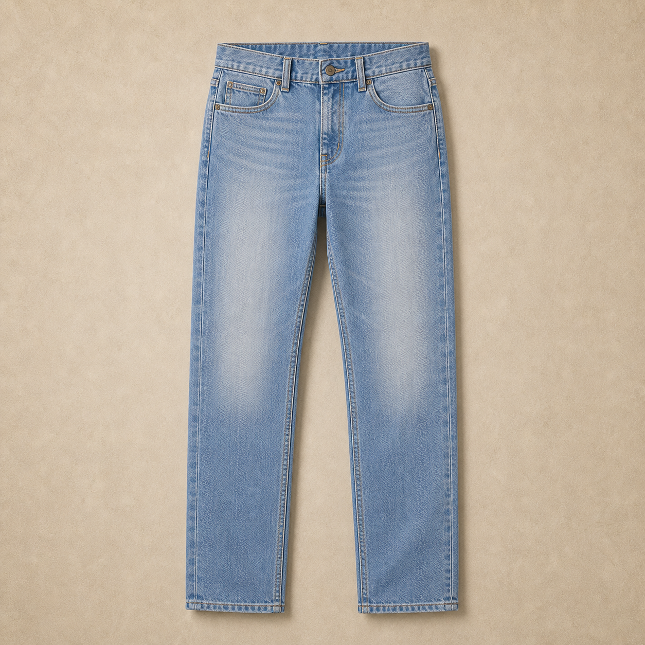 Men's Stretch Straight Tapered Jeans
