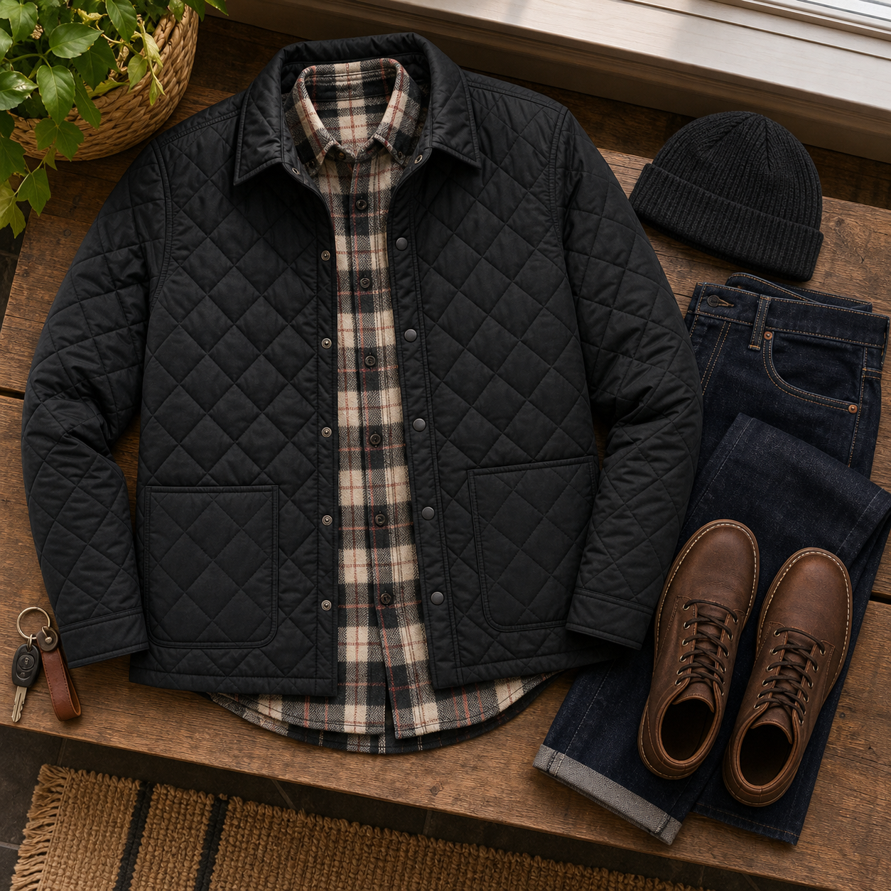 Men's Lightweight Quilted Insulated Jackets