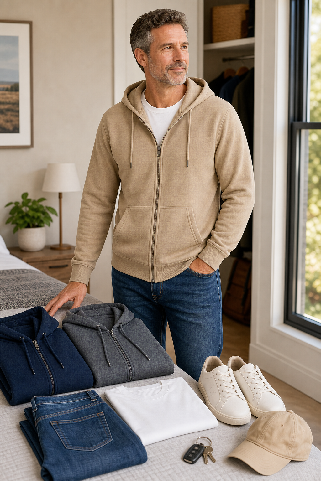 Men's Everyday Full-Zip Fleece Hoodies