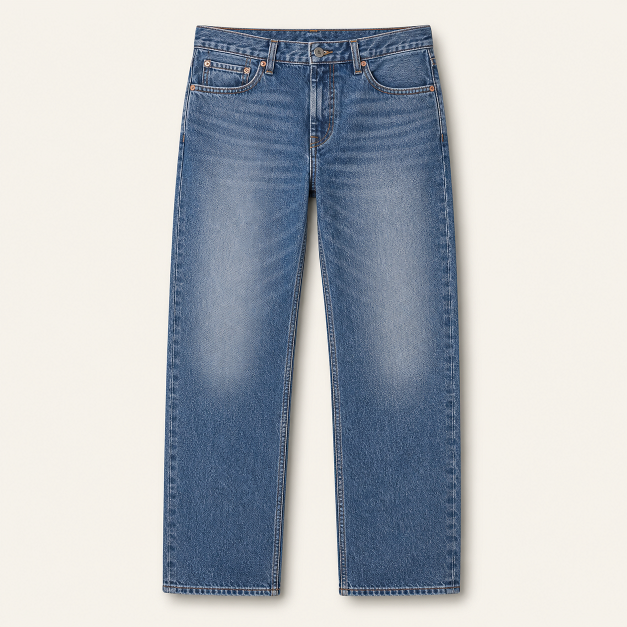 Men's Natural Fit Straight-Leg Jeans