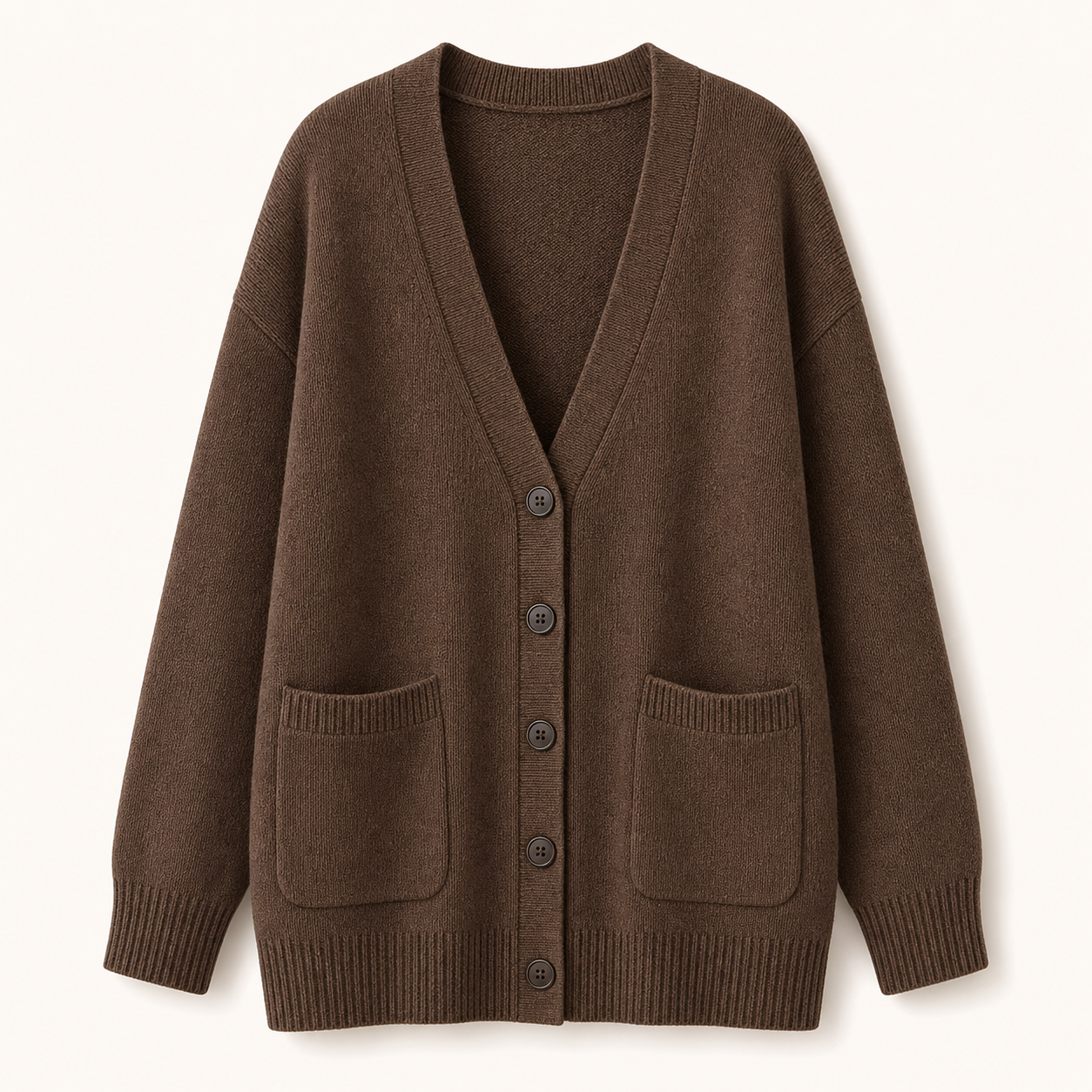 Women's Oversized Cotton Pocket Cardigans