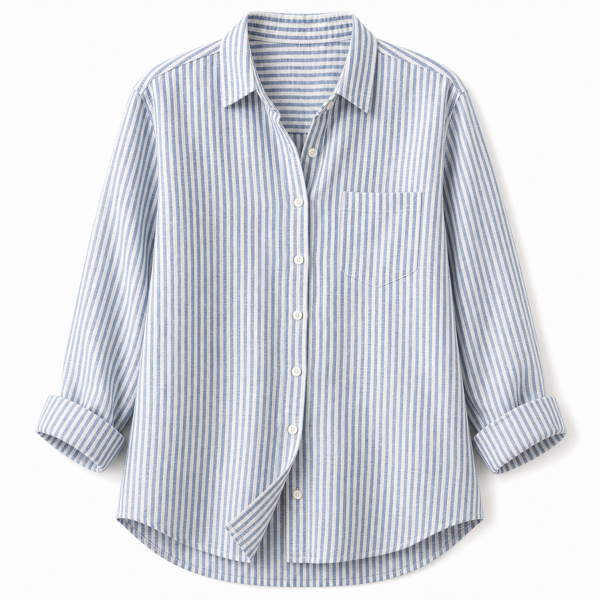 Women's Lightweight Linen Long Sleeve Button Shirts