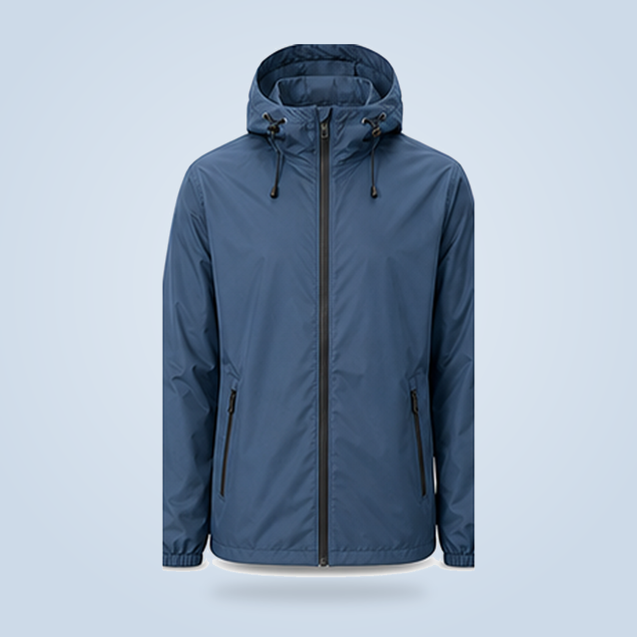 Denim Blue - Men's Lightweight Waterproof Packable Rain Jacket
