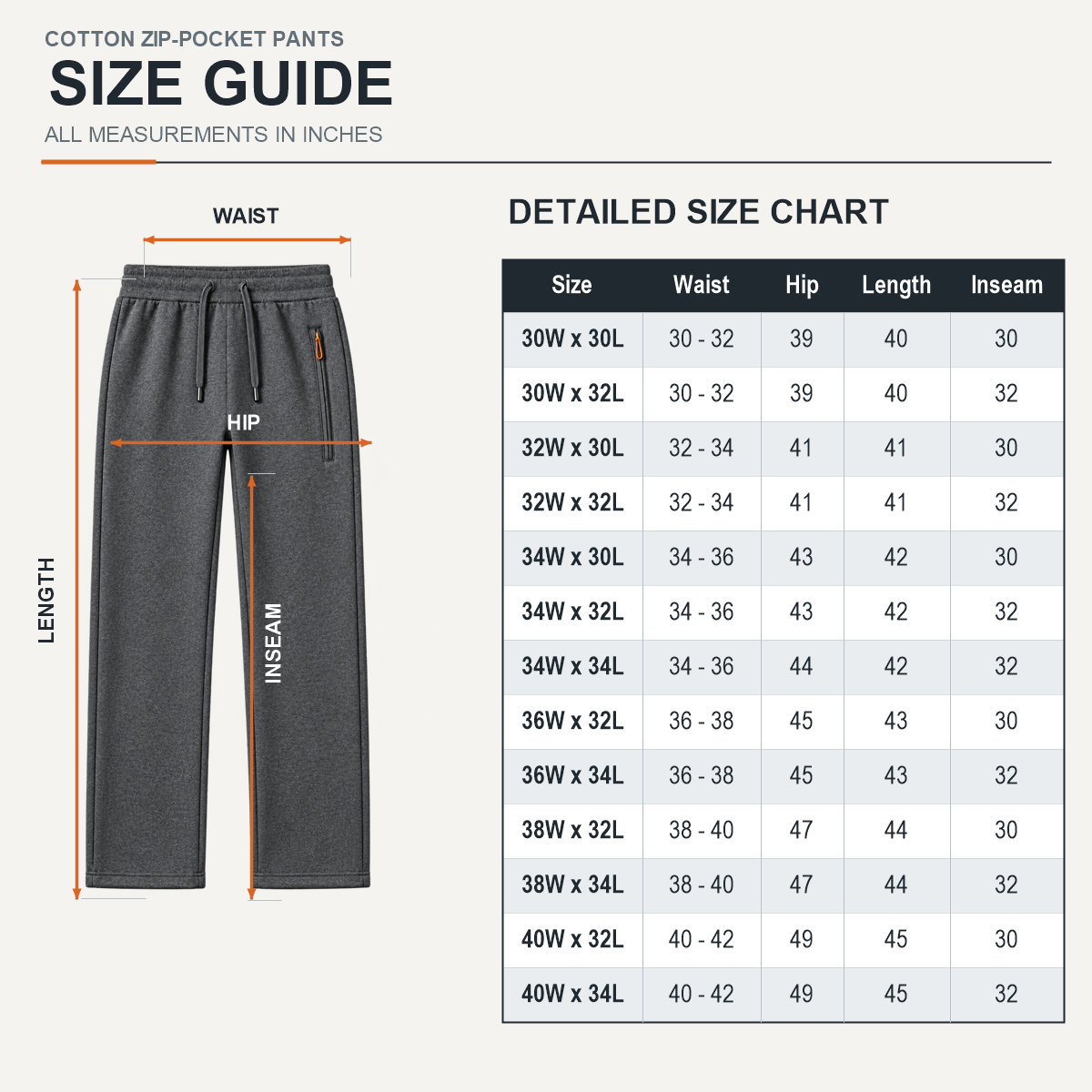 Men's Cotton Drawstring Zip-Pocket Pants Multipacks product image 10