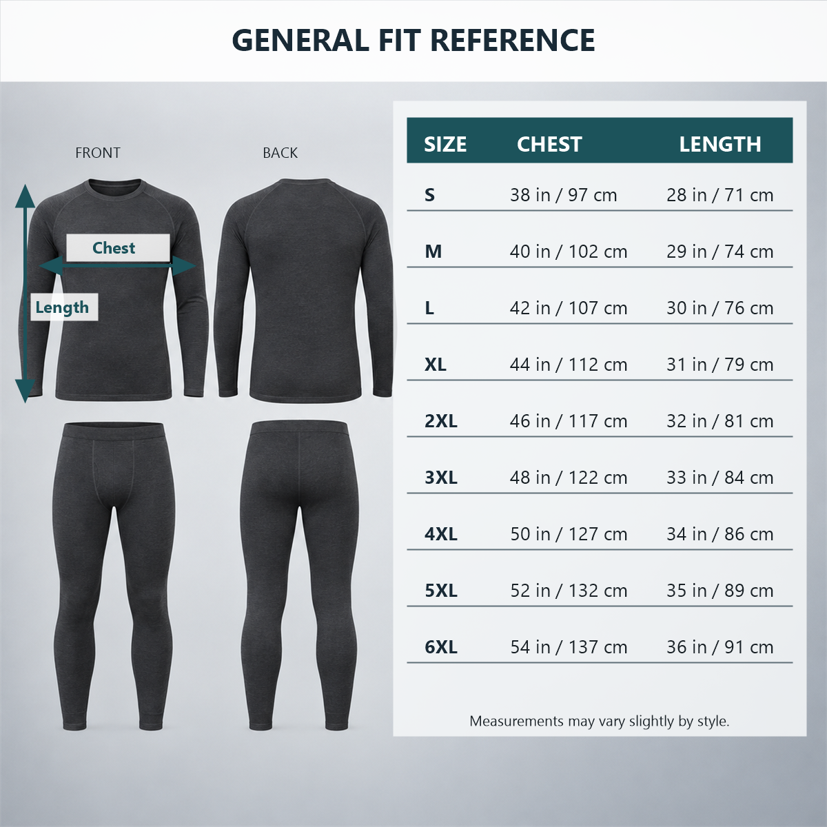 Men's Thermal Base Layer Multipacks detail image 10